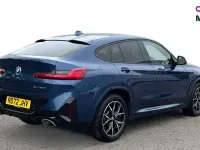 Used BMW X4 M Sport 190 HP (139 kW) 2022 Phytonic blue metallic paint SUV
