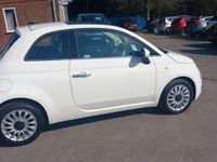 Used Fiat 500 Lounge 69 HP (50 kW) 2018 White Hatchback