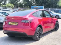 Used Tesla Model Y Long Range AWD 378 kW (514 HP) 2022 Red SUV