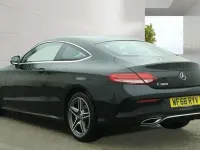 Used Mercedes C300 AMG line 2018 Black Coupe