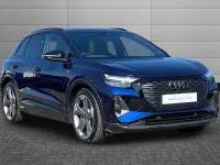 Used Audi Q4 e-tron Black Edition 210 kW (286 HP) 2026 Navarra blue SUV
