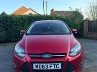 Used Ford Focus Zetec 2014 Red Hatchback