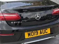 Used Mercedes E220 AMG line 194 HP (142 kW) 2019 Black Cabriolet