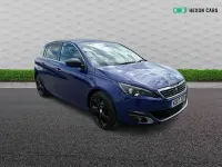 Usado Peugeot 308 GT-line 120 HP (88 kW) 2017 Azul Citadino