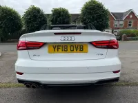 Used Audi A3 Cabriolet S-Line 150 HP (110 kW) 2018 White Cabriolet