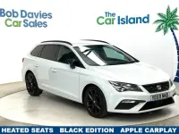 Used Seat Leon Black Edition 150 HP (110 kW) 2019 White Estate