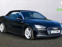 Used Audi A5 Cabriolet S-Line 190 HP (139 kW) 2017 Black Cabriolet