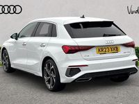 Used Audi A3 S-Line 147 HP (108 kW) 2023 White Hatchback