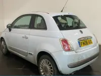 Used Fiat 500 Lounge 69 HP (50 kW) 2008 Blue Hatchback