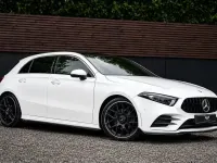 Used Mercedes A200 AMG line 2021 White Hatchback