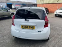 Used Nissan Note Tekna 90 HP (66 kW) 2014 White Hatchback