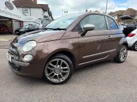 Used Fiat 500 75 HP (55 kW) 2009 Brown Hatchback