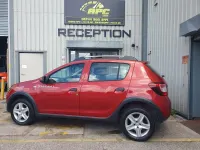 Used Dacia Sandero Ambiance 90 HP (66 kW) 2014 Red Hatchback