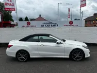Used Mercedes E220 AMG line 174 HP (127 kW) 2016 White Cabriolet