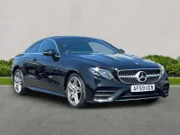 Used Mercedes E350 AMG line 2019 Black Coupe