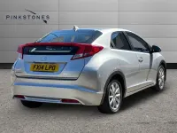 Begagnad Honda Civic ES 2014 Silver Halvkombi