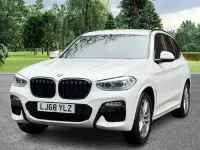Begagnad BMW X3 M Sport 190 HK (139 kW) 2018 Vit SUV