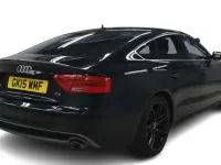 Used Audi A5 S-Line 204 HP (150 kW) 2015 Black Coupe