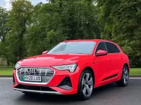 Used Audi e-tron S-Line 230 kW (313 HP) 2020 Red SUV