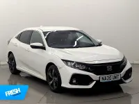 Used Honda Civic SR 126 HP (92 kW) 2020 White Hatchback