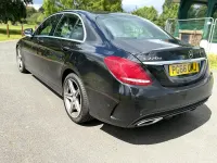 Used Mercedes C220 AMG line 2017 Black Sedan