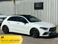 Used Mercedes A200 AMG Line Premium Plus 2021 White Hatchback