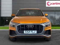 Used Audi Q8 S-Line 286 HP (210 kW) 2021 Orange SUV