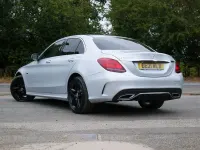 Used Mercedes C300 AMG line 306 HP (225 kW) 2021 Silver Sedan