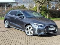 Begagnad Audi A3 S-Line 150 HK (110 kW) 2020 Grå Sedan