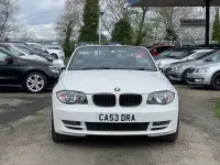 Used BMW 118 Cabriolet Sport Line 143 HP (105 kW) 2010 White Cabriolet