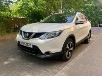 Used Nissan Qashqai N-TEC 113 HP (83 kW) 2015 White SUV