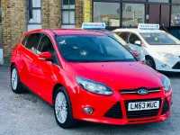 Used Ford Focus Zetec 125 HP (91 kW) 2013 Red Hatchback