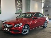 Used Mercedes C200 184 HP (135 kW) 2015 Red Sedan