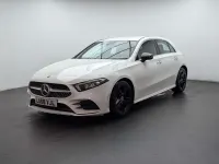 Used Mercedes A180 AMG Line Premium 136 HP (100 kW) 2019 White Hatchback