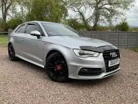 Usado Audi A3 S-Line 150 HP (110 kW) 2016 Prateado Citadino