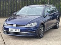 Used VW Golf VII SE 125 HP (91 kW) 2018 Blue Estate