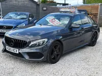 Begagnad Mercedes C250 AMG line 2015 Grå Sedan