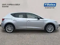 Used Seat Leon SE Dynamic 108 HP (79 kW) 2018 Silver Hatchback