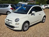 Used Fiat 500 Lounge 69 HP (50 kW) 2016 White Hatchback