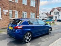 Used Peugeot 308 GT-line 2016 Blue Hatchback