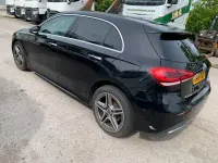 Begagnad Mercedes A200 AMG Line Premium 2019 Svart Halvkombi