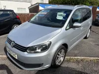 Used VW Touran SE 105 HP (77 kW) 2013 Silver MPV