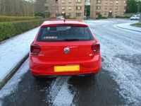 Used VW Polo SE 65 HP (47 kW) 2019 Red Hatchback