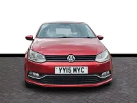 Used VW Polo SE 90 HP (66 kW) 2015 Red Hatchback