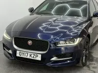 Used Jaguar XE R-Sport 180 HP (132 kW) 2017 Blue Sedan