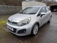 Used Kia Rio 85 HP (62 kW) 2013 Silver Hatchback