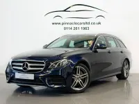 Used Mercedes E220 AMG line 2018 Blue Estate