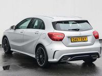Used Mercedes A200 AMG line 134 HP (98 kW) 2017 Silver Hatchback