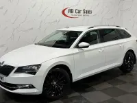 Used Skoda Superb SE L Executive 150 HP (110 kW) 2018 White Estate