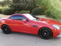 Used Mercedes SLC200 AMG line 184 HP (135 kW) 2016 Red Cabriolet